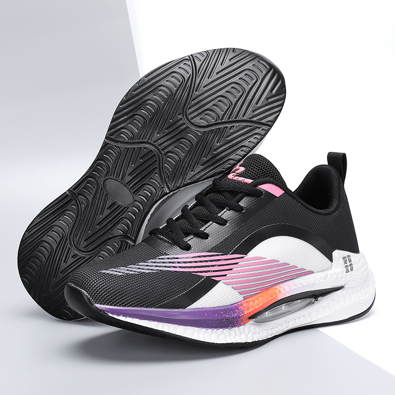 Lightweight Road Running Shoes - メンズランニングシューズスニーカーカップルアウトドアレースクッション性ノンスリップ高級靴トレーナーシューズメッシュオフロード通気性ファッション