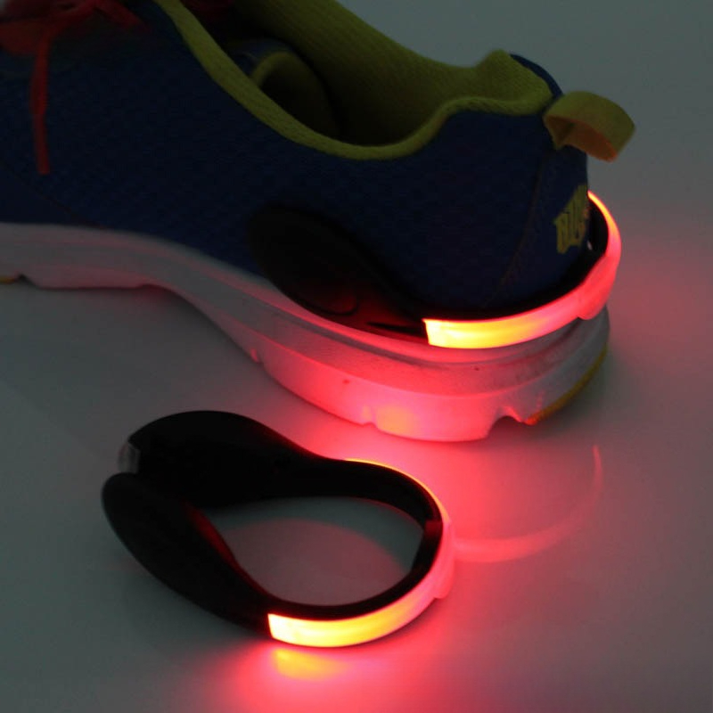 Reflective Night Running Shoes - 反射ライト付き夜間ランニング用アウトドアスポーツ用品、夜間走行用発光警告灯付きライディングシューズ