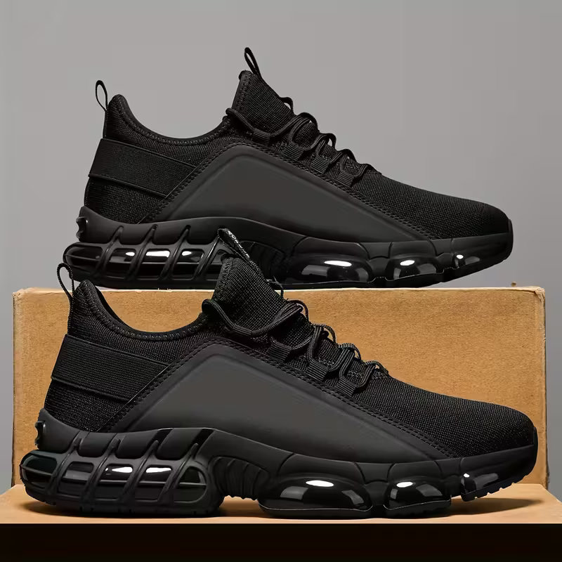 Lightweight Road Running Shoes - スニーカー、メンズファッションロードランニングメッシュシューズカジュアルアウトドア通気性アスレチックジムメンズテニスシューズ軽量サパティーヤス Plus size