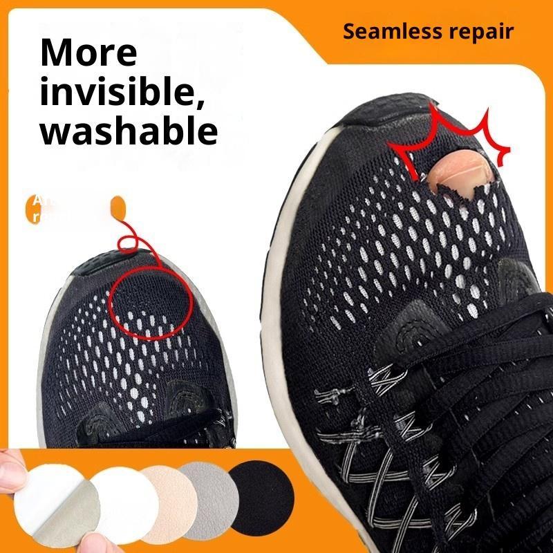 Sneakers - 接着剤不要の自己粘着靴穴修理パッチ防水耐水性修正用品メッシュランニングスニーカーカジュアルシューズ用