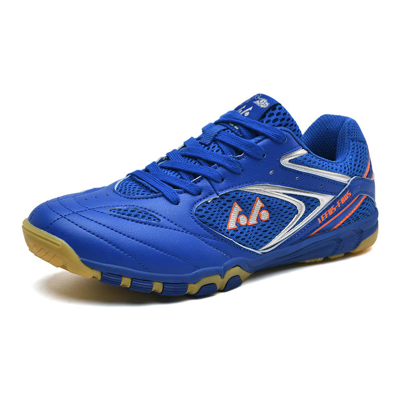 Shock Absorbing Gym Trainers - 男性女性スポーツバドミントンシューズブルーグリーン女性ジムウォーキングスニーカーメッシュ通気性男性テニスシューズトレーナービッグサイズ