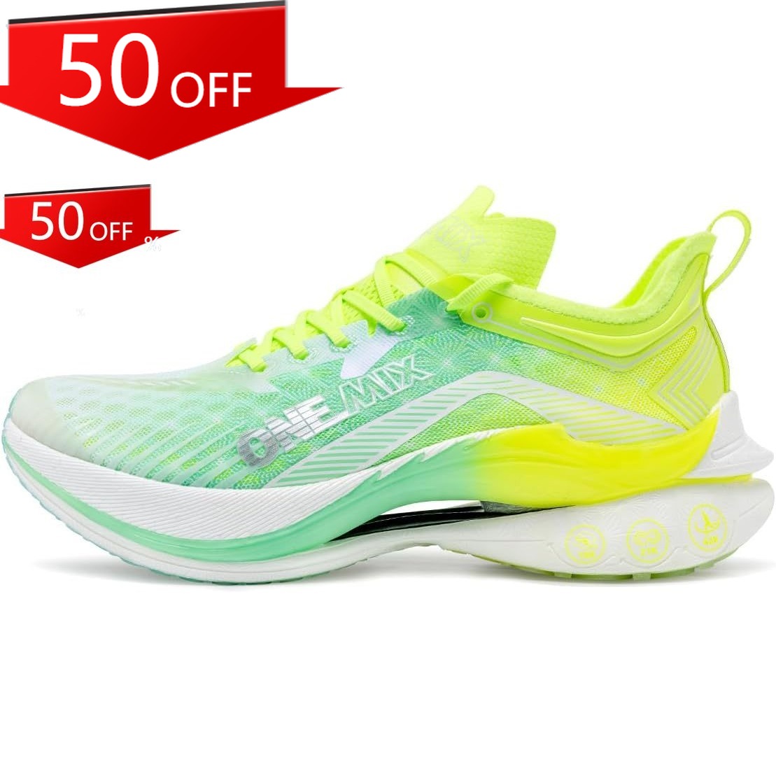 Carbon Plate Marathon Racing Shoes - ONEMIX T700 カーボンプレートマラソンランニングレーシングシューズメンズプロフェッショナル安定サポート衝撃緩和超軽量リバウンドスニーカー
