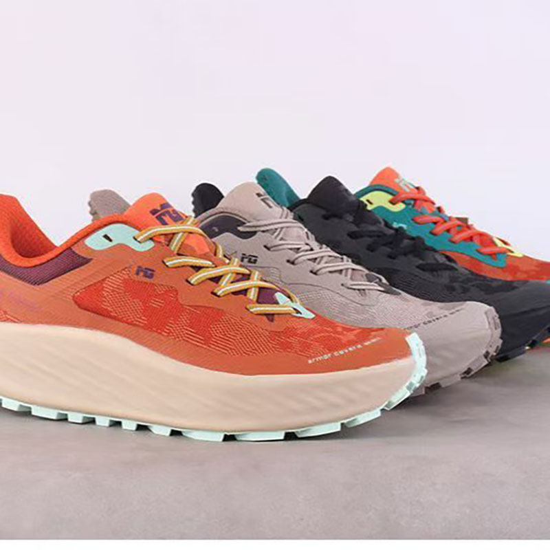 Anti Slip Trail Running Sneakers - メンズ滑り止めクッションアウトドア厚底ランニングシューズスニーカー通気性バウンストレイルランニングシューズ