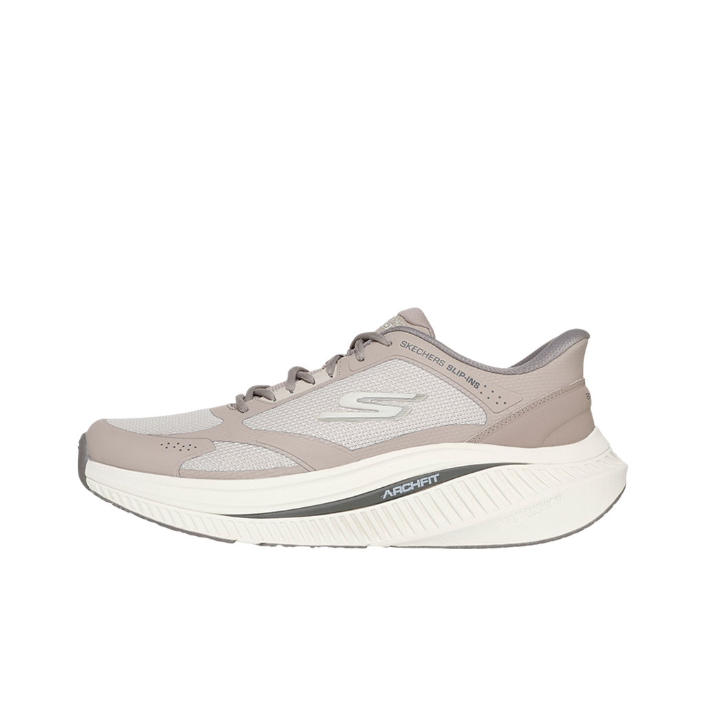 Running Shoes - スケッチャーズ スリップイン ロートップ ランニングシューズ メンズ ライトブラウン