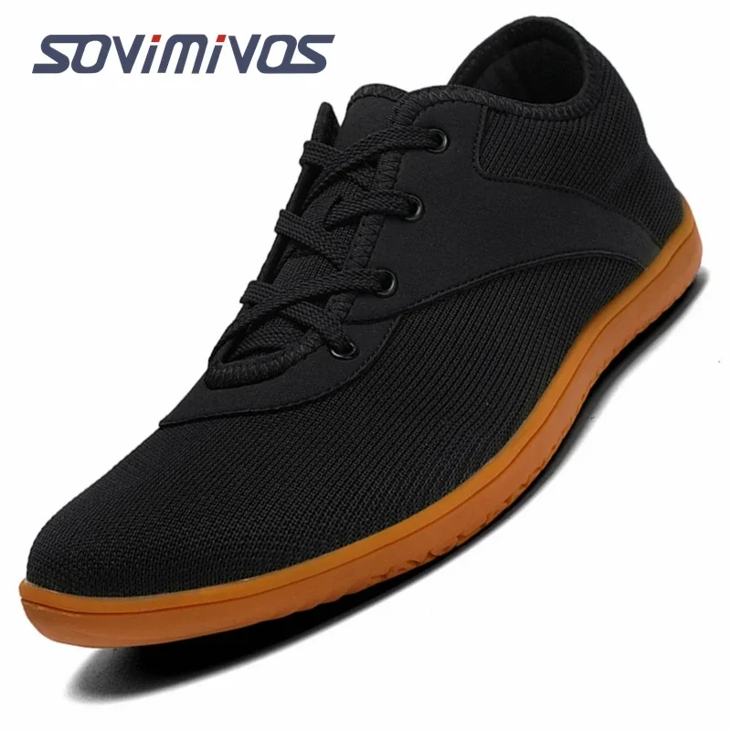 Wide Toe Box Running Sneakers - 男性と女性のためのミニマリストランニングシューズ,オープントゥのトレンディシューズ,カジュアル,ウォーキング,通気性,幅の広いスニーカー