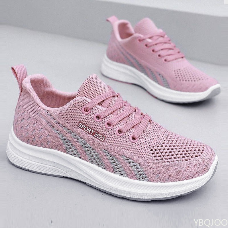 大きいサイズ 春秋ファッション 新作 軽量 カジュアル レデ - Breathable Mesh Athletic Shoes のレビューと価格