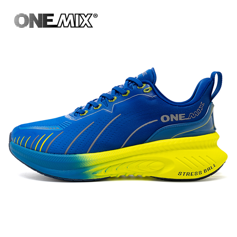 ONEMIX ホワイトロードランニングシューズ男性用エアクッ - Reflective Night Running Shoes のレビューと価格