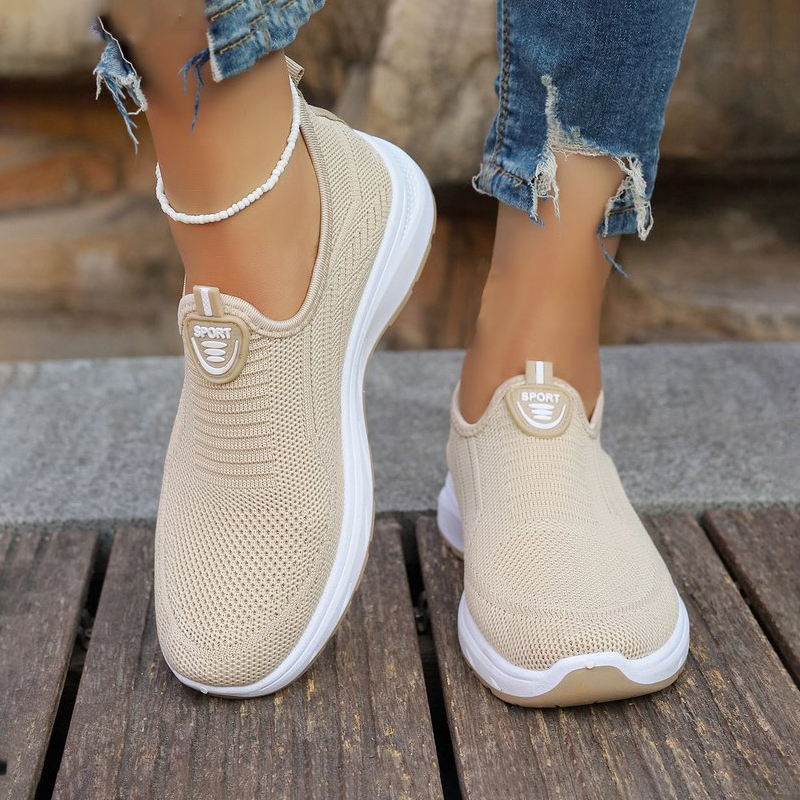 レディース カジュアル スリッポン アスレチックシューズ 通 - Breathable Mesh Athletic Shoes のレビューと価格