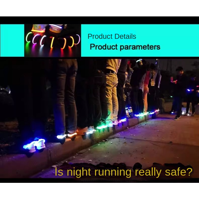 2024 発光シューズクリップライト屋外夜間ランニングとサイ - Reflective Night Running Shoes のレビューと価格