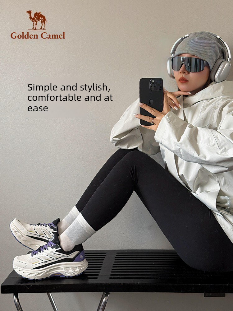 ゴールデンキャメル ジョギングスポーツシューズ 女性用 長距 - Anti Slip Trail Running Sneakers のレビューと価格