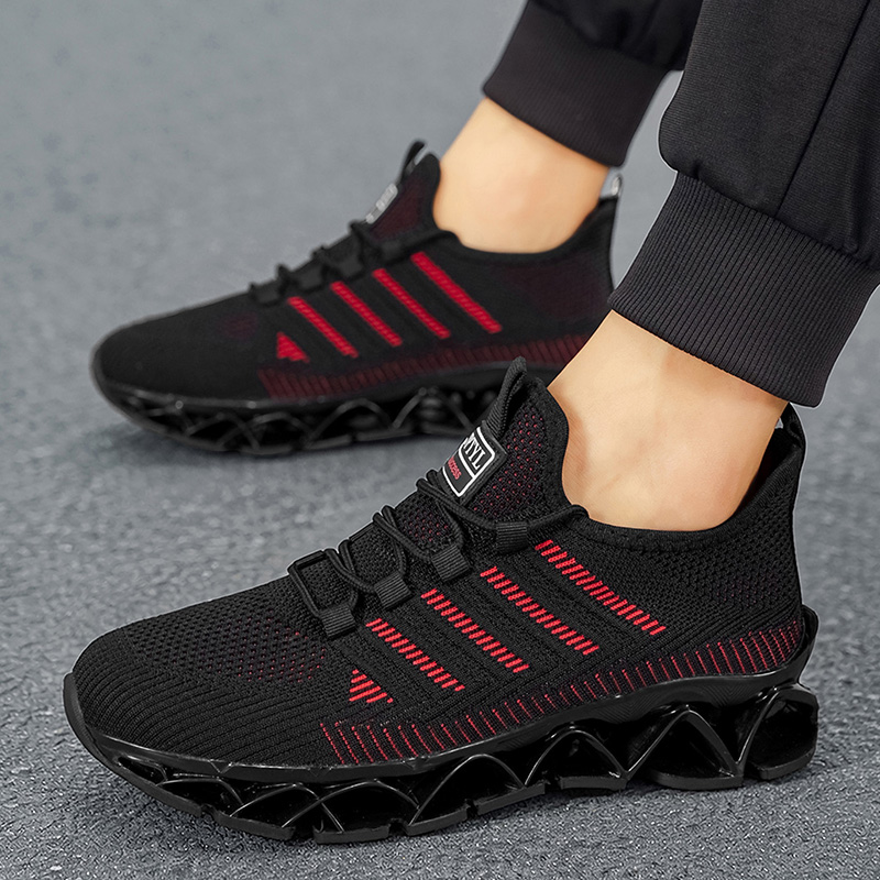 メンズシューズ カジュアルスニーカー 軽量 通気性 ランニン - Shock Absorbing Gym Trainers のレビューと価格