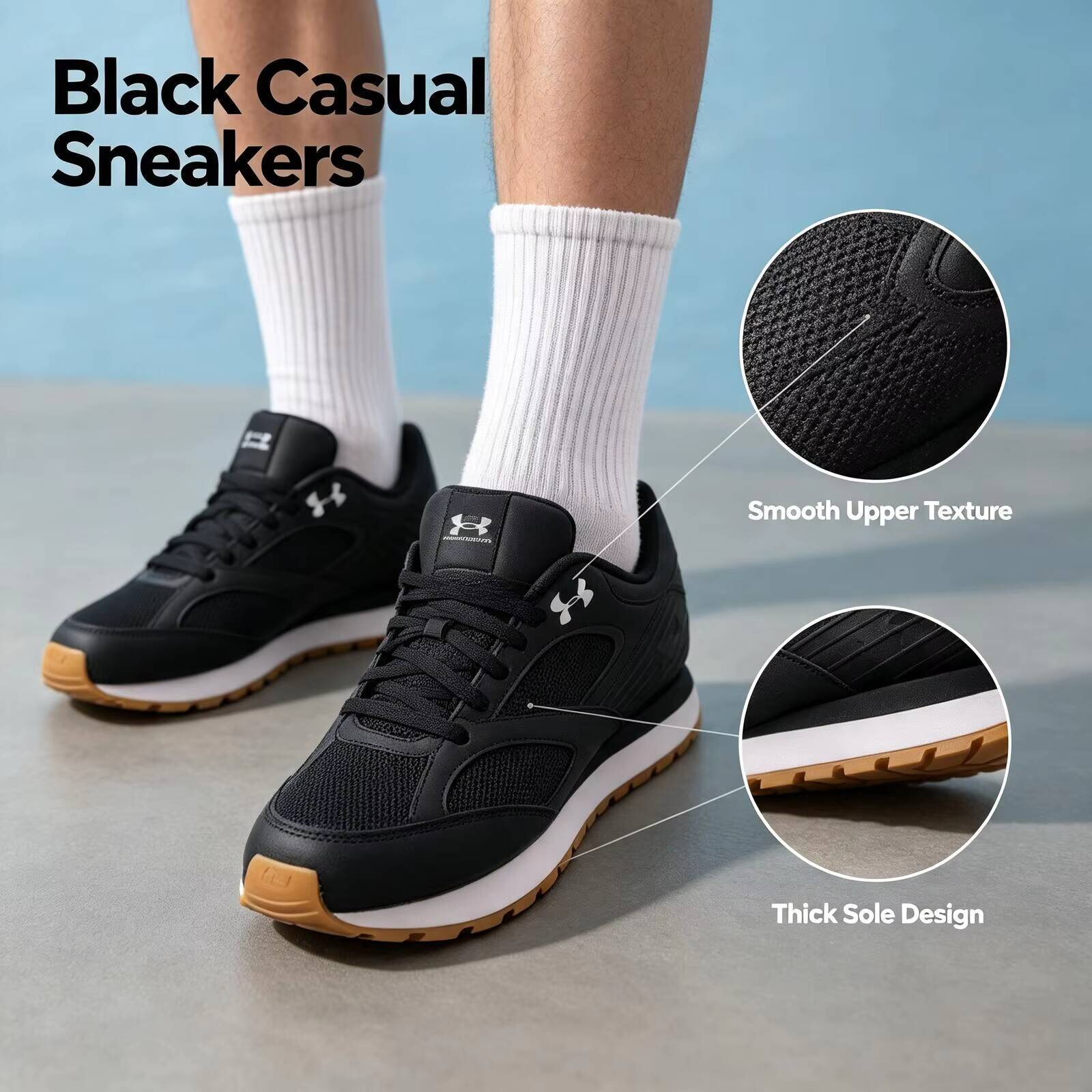 新しいアンダーアーマー ジョガー ミニマリスト、多用途、ぴっ - Air Cushion Jogger Shoes Men のレビューと価格