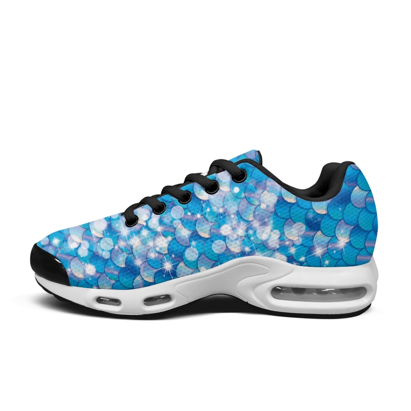 PENSTROLL マーメイドスケールプリント エアクッショ - Air Cushion Jogger Shoes Men のレビューと価格