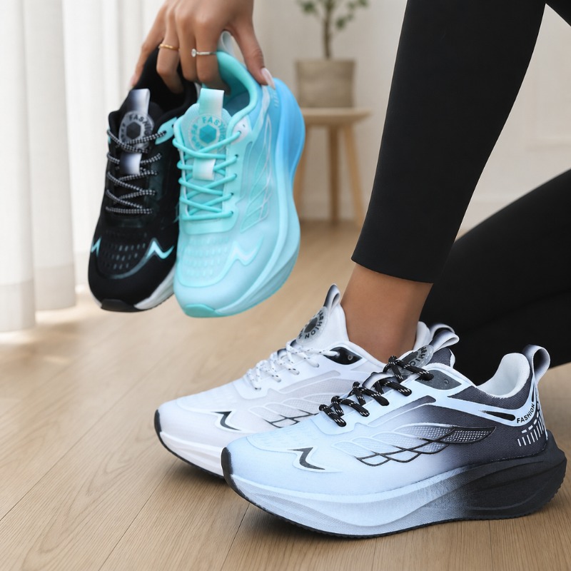 女性ワイドトゥランニングシューズ夏の新メッシュ通気性スニーカ - Wide Toe Box Running Sneakers のレビューと価格
