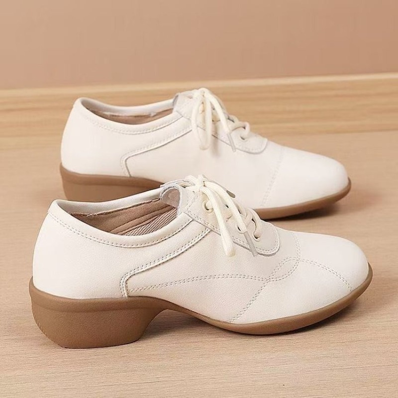 レディース ローヒール ダンススニーカー レースアップ ソフ - Sneakers のレビューと価格