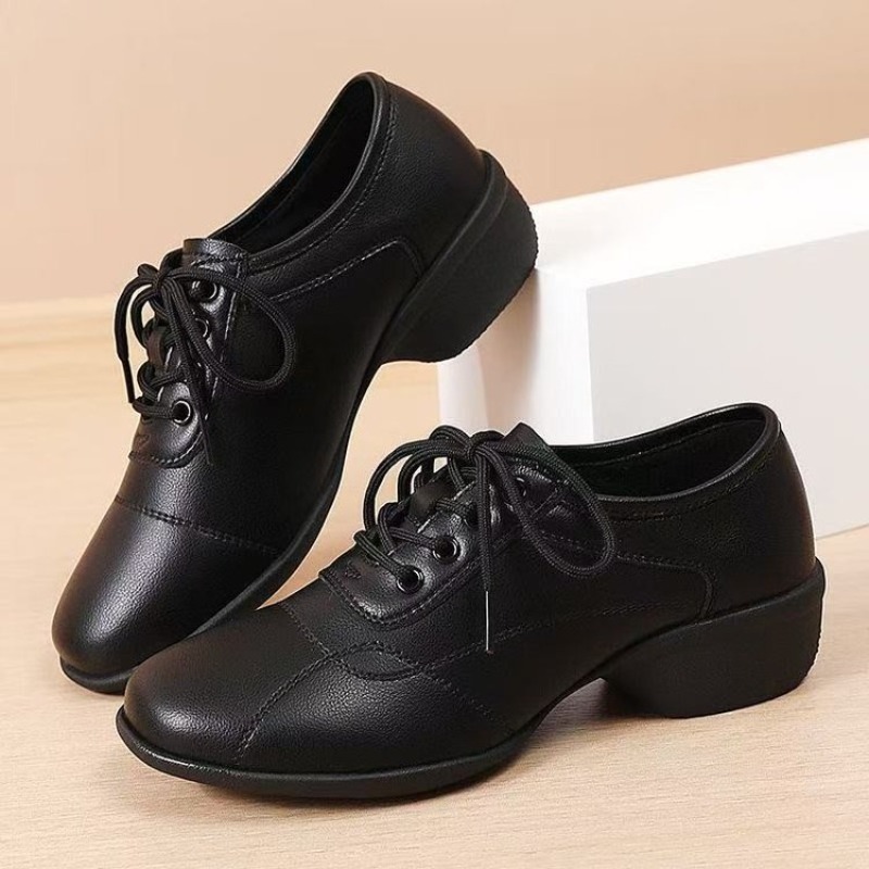 レディース ローヒール ダンススニーカー レースアップ ソフ - Sneakers のレビューと価格