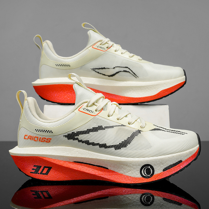 メンズアウトドアロードマラソンランニングシューズ、超軽量カー - Lightweight Road Running Shoes のレビューと価格