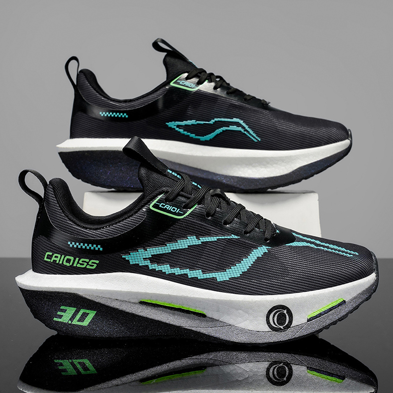 メンズアウトドアロードマラソンランニングシューズ、超軽量カー - Lightweight Road Running Shoes のレビューと価格