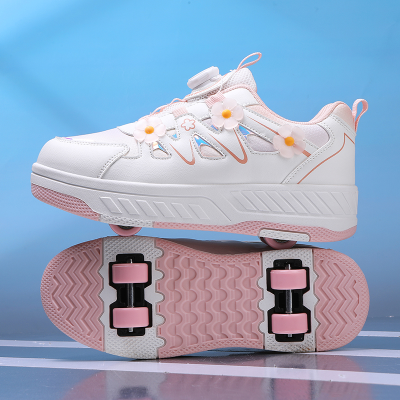 子供用ローラースケートシューズ、おしゃれなギフト、伸縮式、高 - Sneakers のレビューと価格