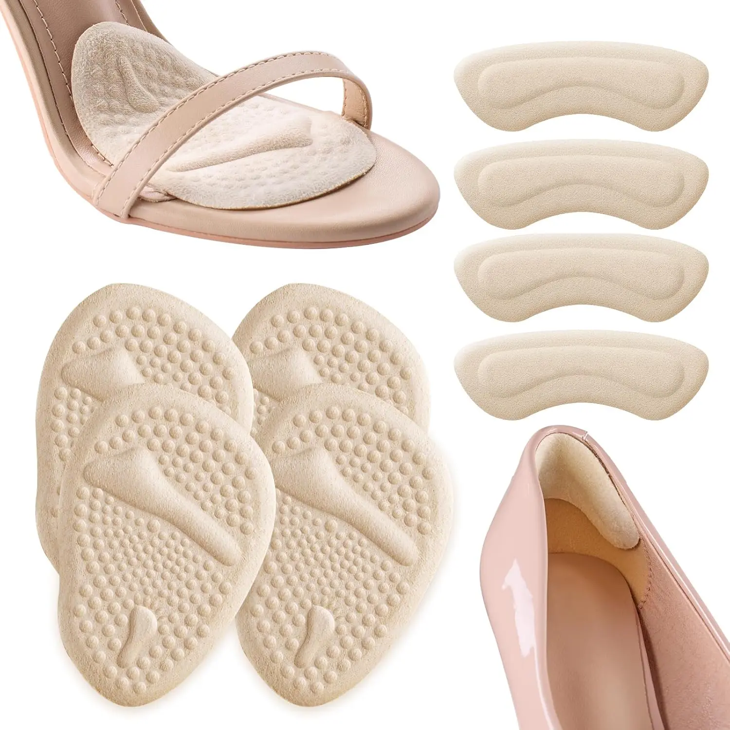 2セットのヒールパッド、足裏クッション、中足骨パッド、女性用 - Women'S Shoes のレビューと価格