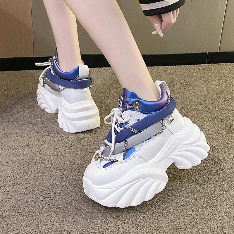 女性のためのレースアップスニーカー、ローファー、靴、カジュア - Breathable Mesh Athletic Shoes のレビューと価格