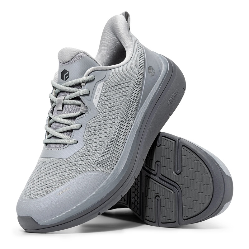 フィットヴィル ワイドフィット ウォーキングシューズ メンズ - Breathable Mesh Athletic Shoes のレビューと価格